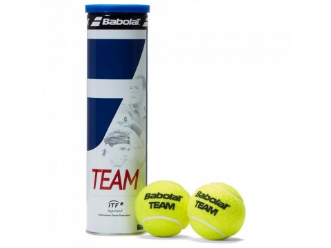 Babolat Team 4 Pieces Unisex Tennis Balls Tube 502035-113