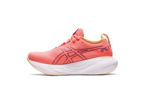 Scarpe Running da Strada Asics Nimbus 25 Donna Rosa Beige Stagione  Autunno/Inverno 2023