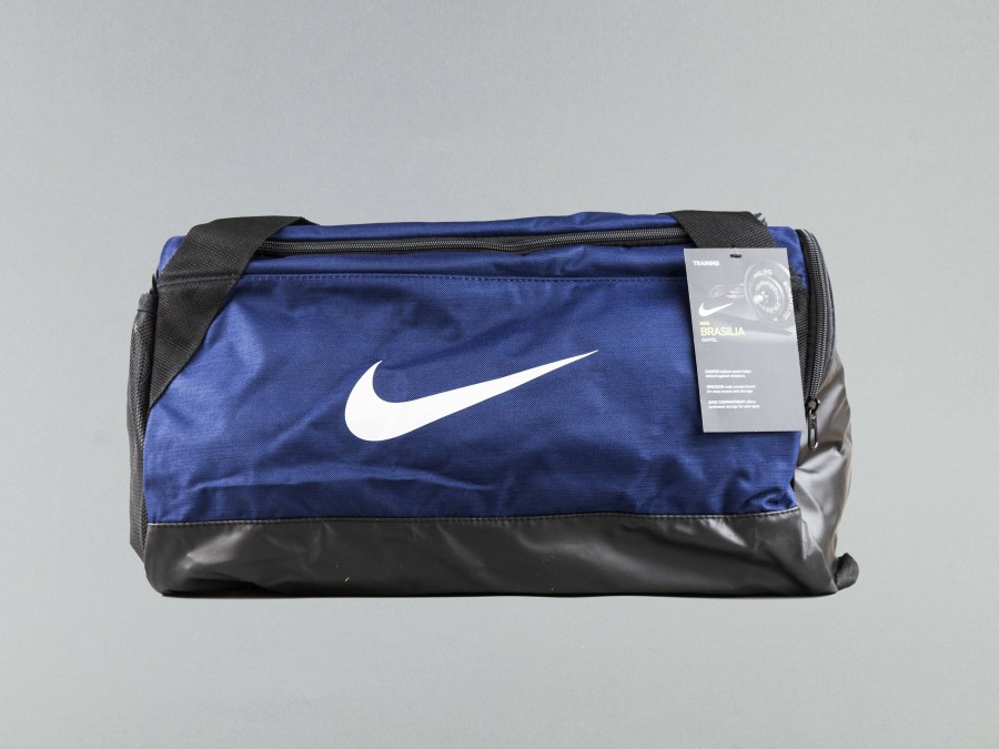 Nike BRASILIA Duffel bag Gym BA5335-410 Taglia Accessori S Colour NAVY BLUE-BLACK