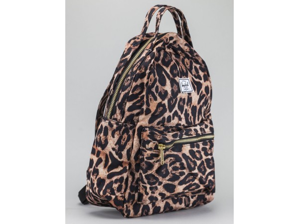 herschel leopard backpack